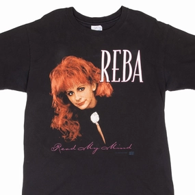 VINTAGE REBA MCENTIRE READ MY MIND TEE SHIRT 1994 LARGE MADE IN USA UV protection layer