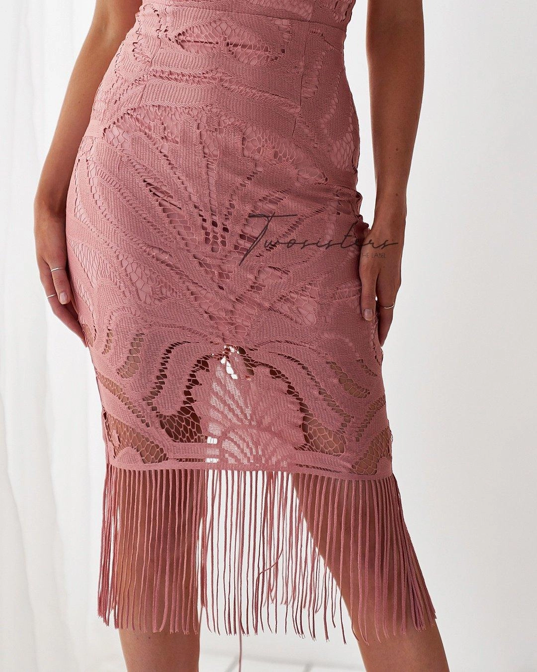 Bold Look Khaleesi Dress - Dusty Pink