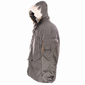 VINTAGE USAF PARKA AIRCREW JACKET TYPE N-3B N3B SIZE LARGE Noise Reduced Fabrics Good Material