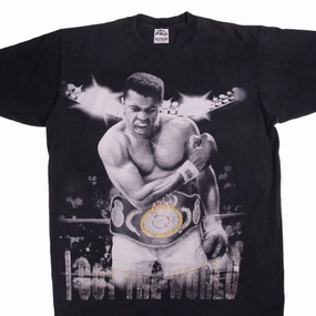 VINTAGE MUHAMMAD ALI 90S TEE SHIRT SIZE 2XL Daily Trend Cool Comfort