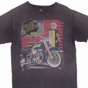 VINTAGE HARLEY DAVIDSON 1996 TEE SHIRT SIZE MEDIUM MADE IN USA Ribbed Neckline