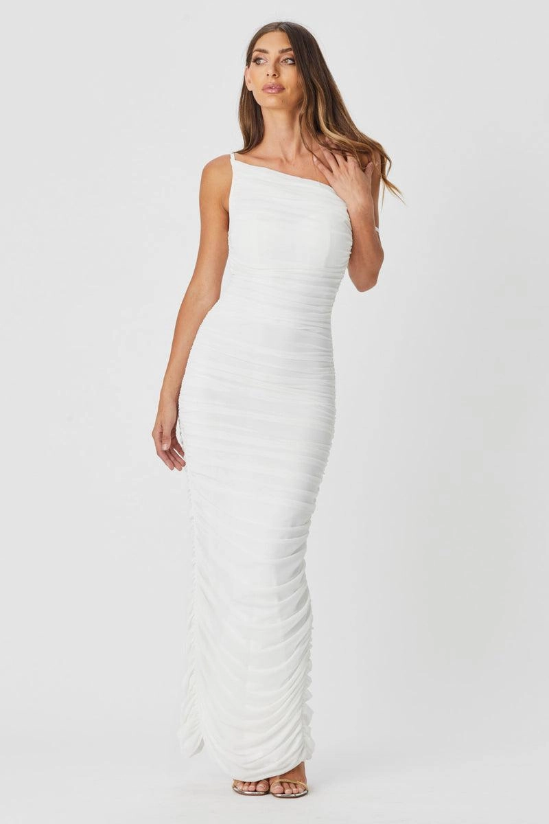 Kaia Dress - White Romance Glow Classic wrap dress