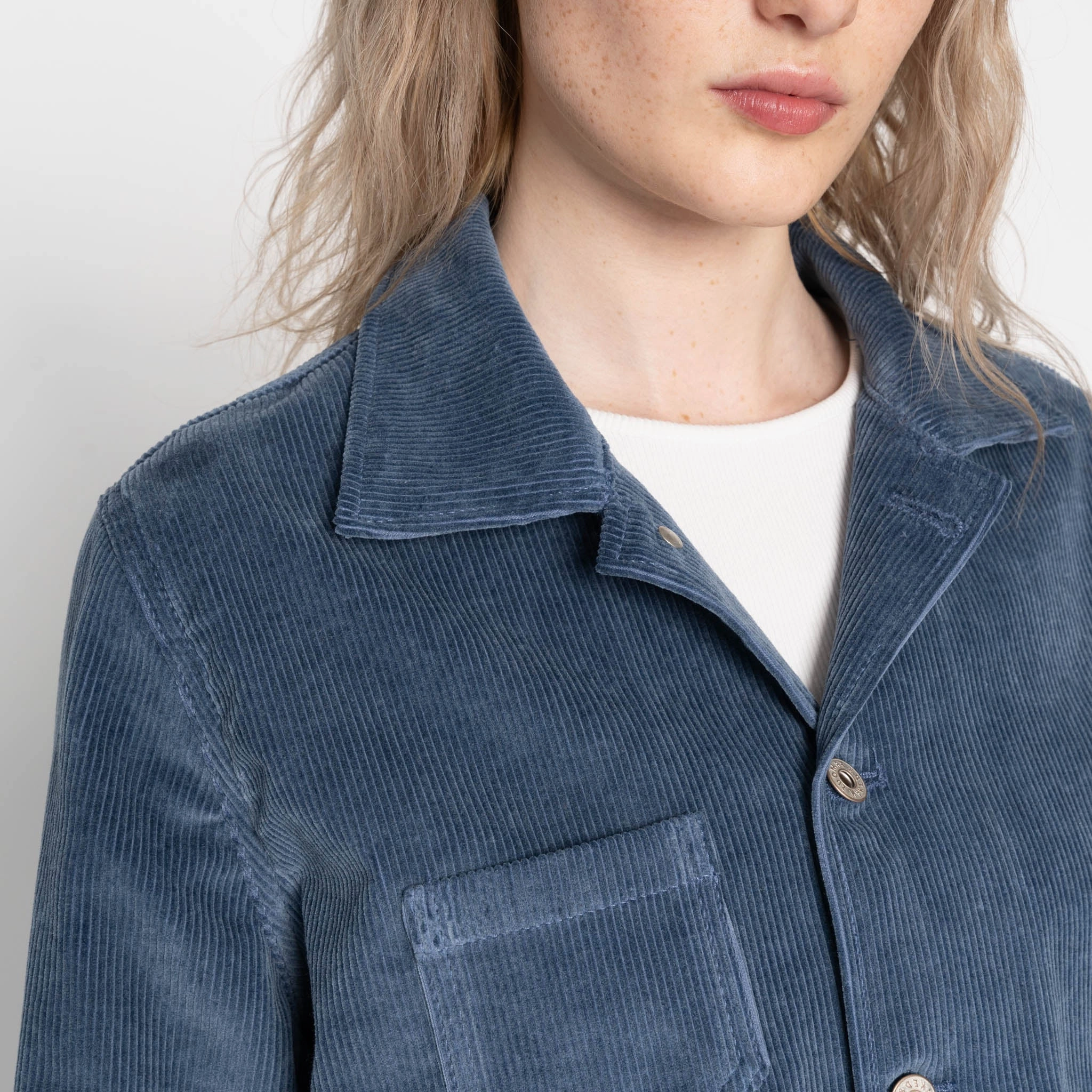 Contacts Period Gracie - Organic Faded Corduroy - Indigo