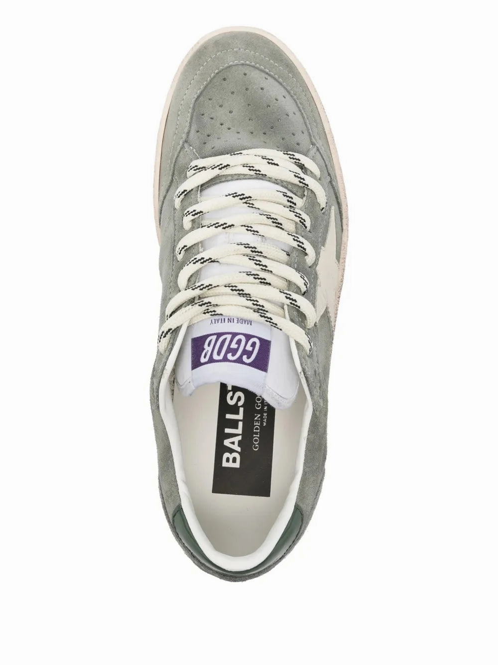 3D Molded Heel Cushion Ball Star in Green/Cream/Black