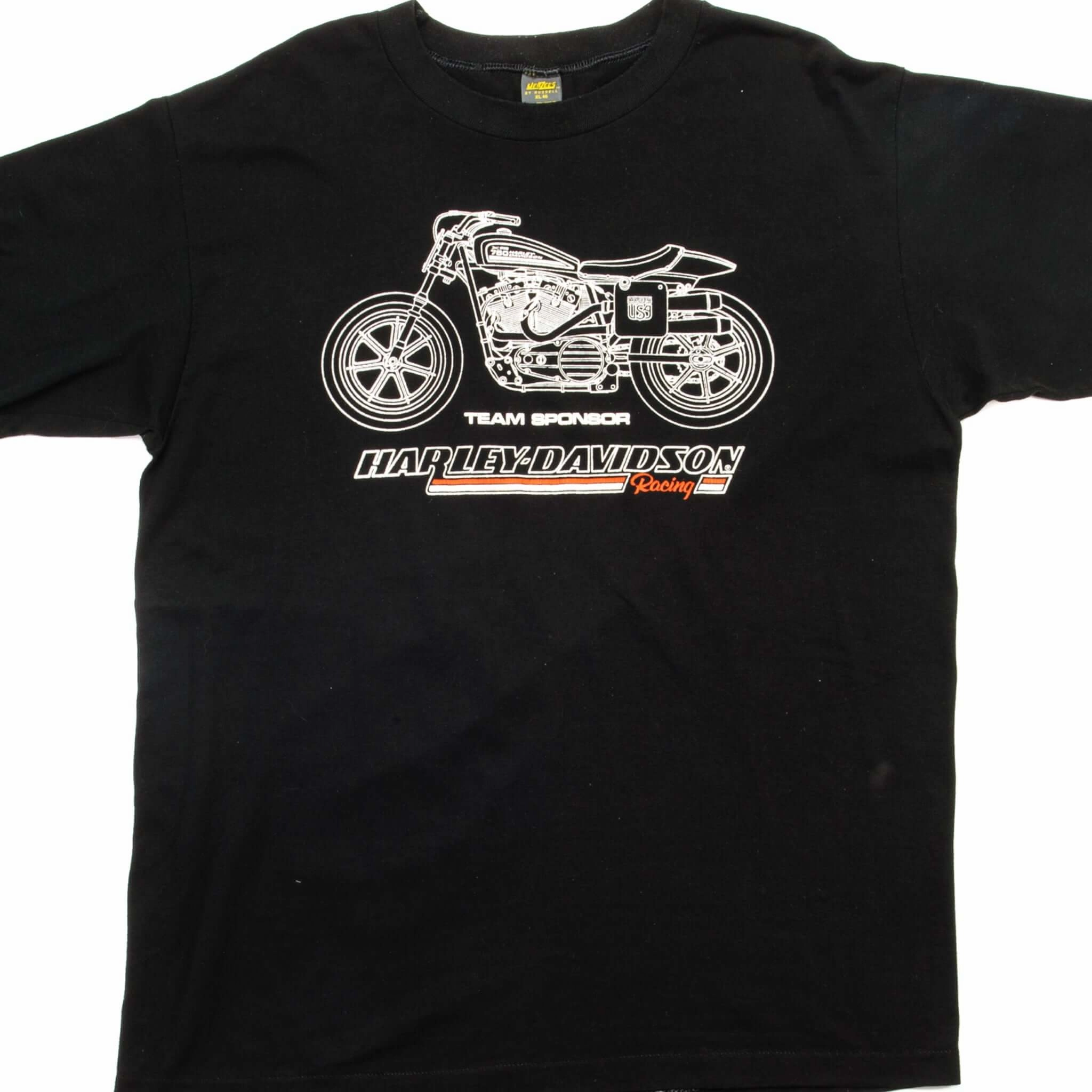 VINTAGE HARLEY DAVIDSON TEE SHIRT SIZE LARGE MADE IN USA Trendy Design