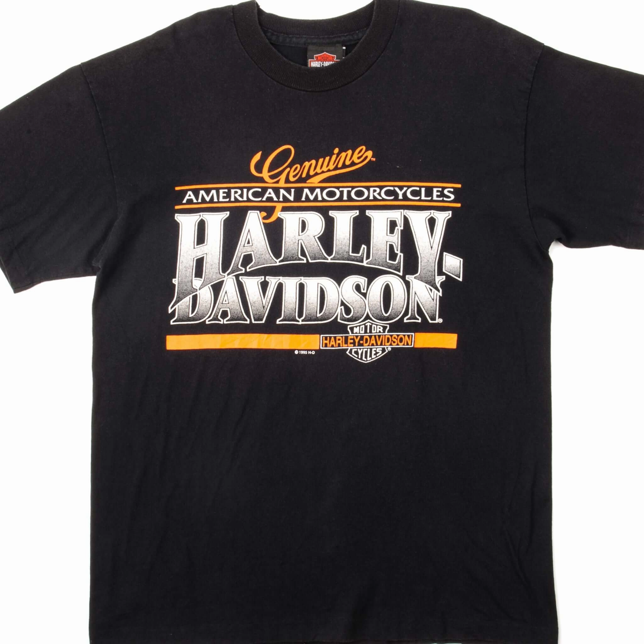 Stylish Comfort VINTAGE HARLEY DAVIDSON TEE SHIRT 1995 SIZE MEDIUM