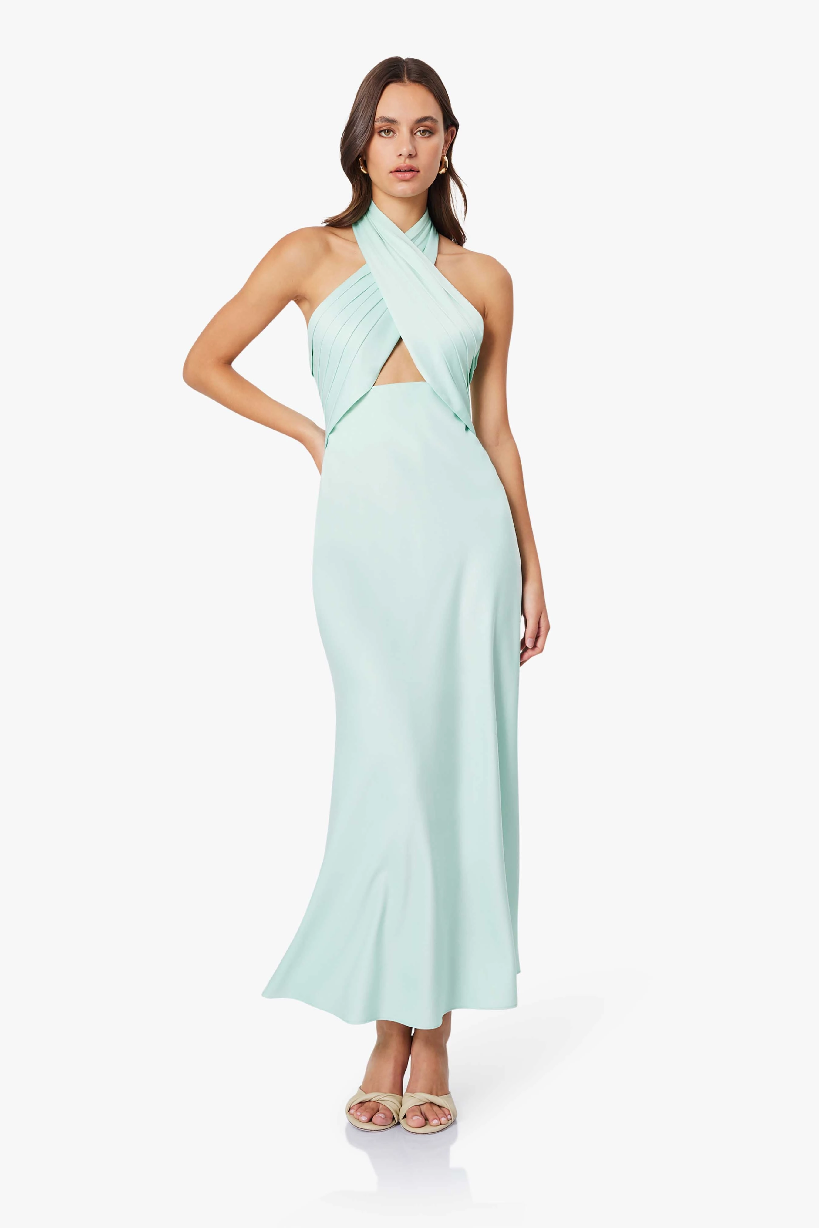 Smart Layer Wear Aria Maxi Dress - Mint