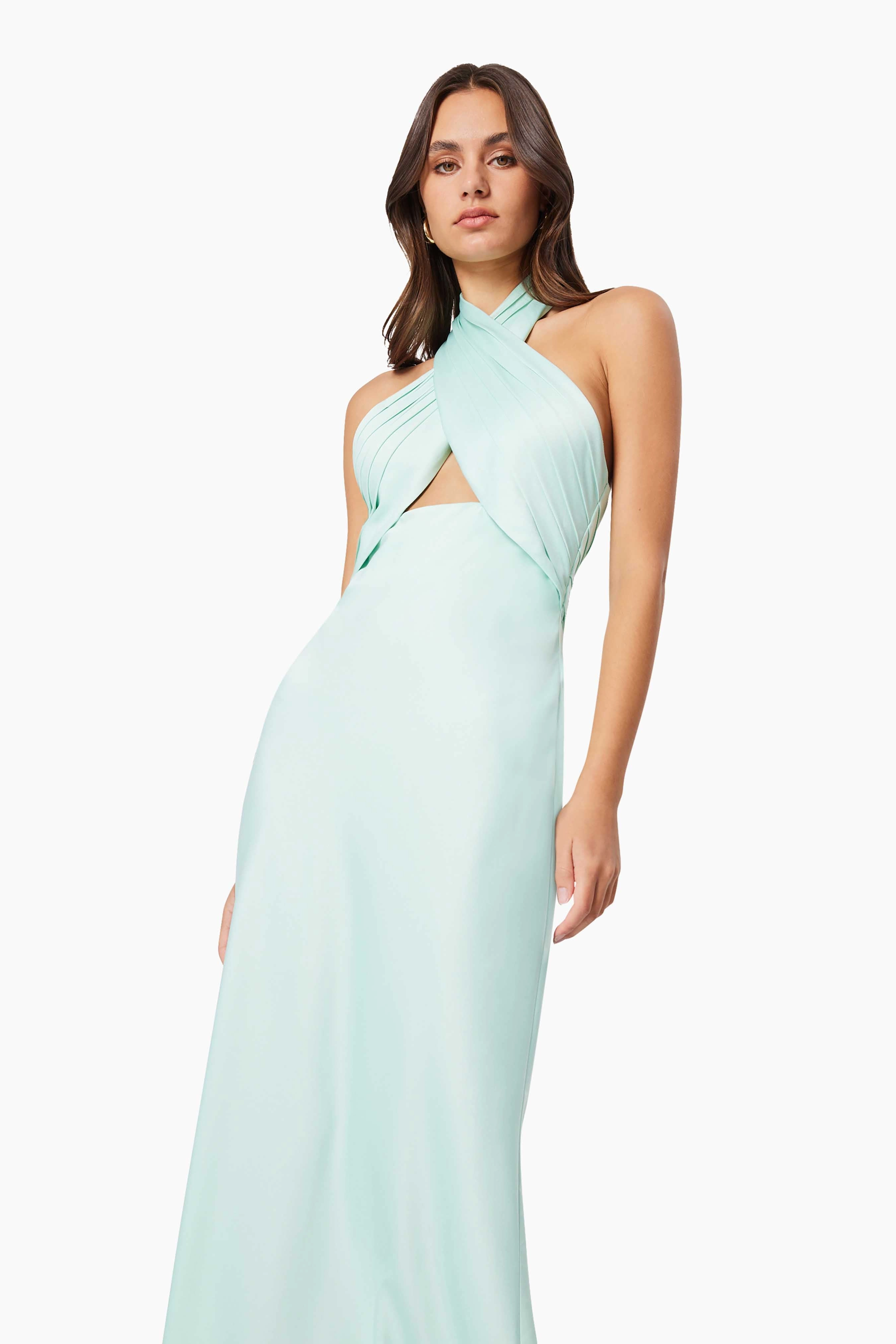 Aria Maxi Dress - Mint Chic Harmony Easy Match
