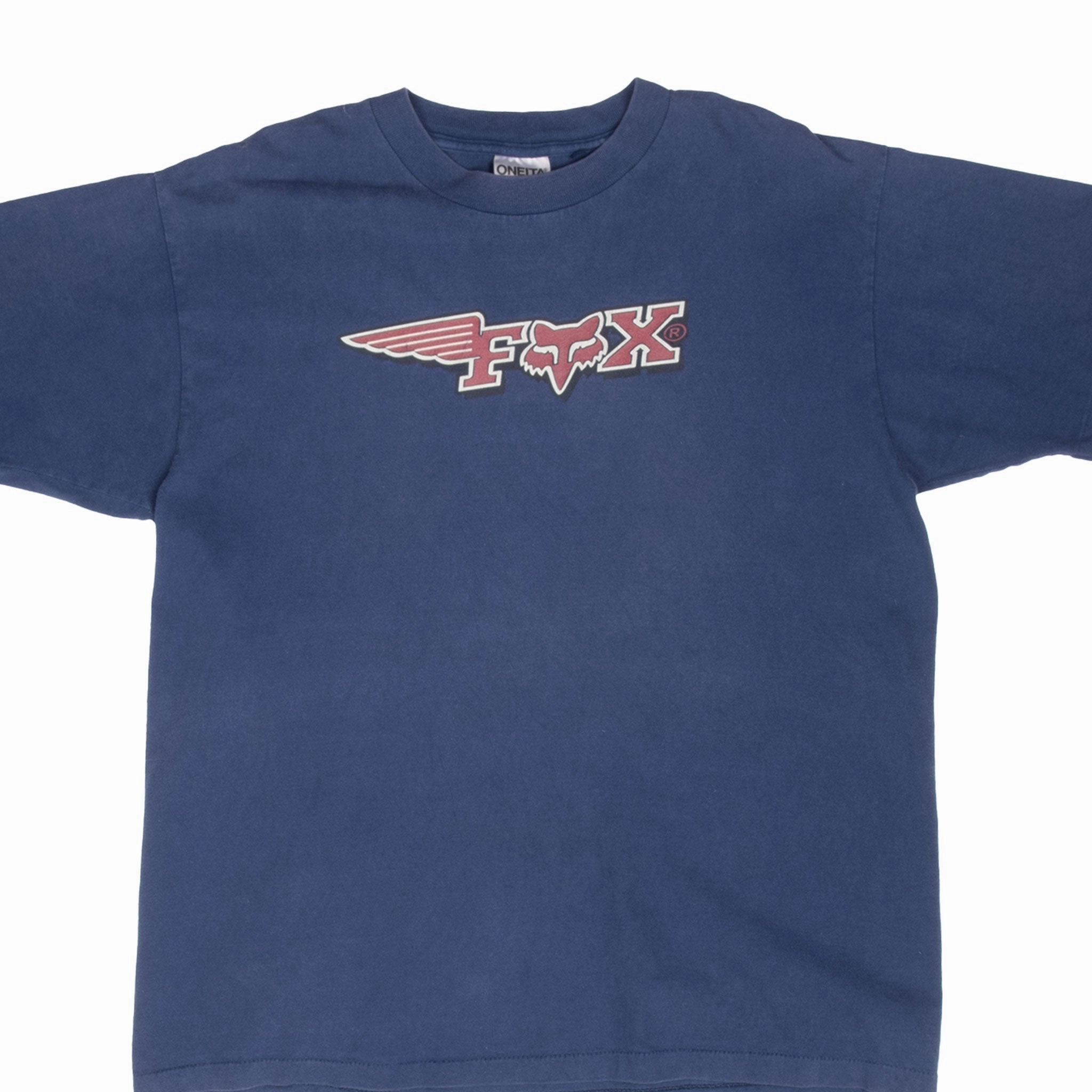 Office Attire VINTAGE FOX MX MOTOCROSS RACING 1990S TEE SHIRT LARGE MADE USA