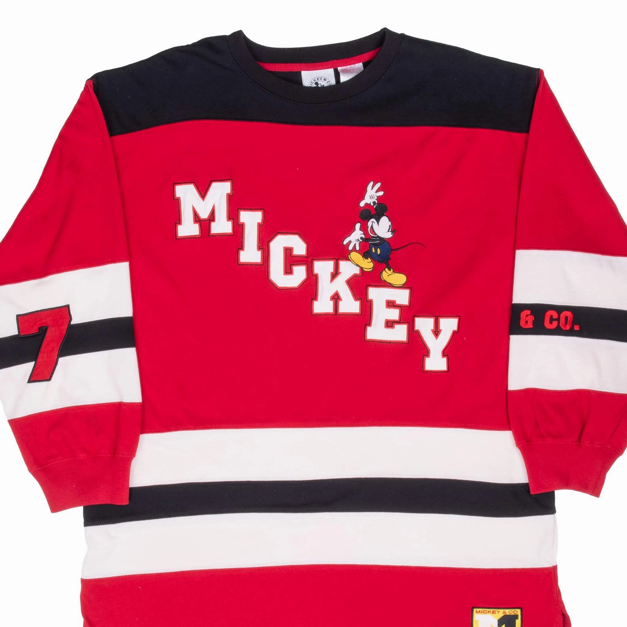 Perfectly Fit Cool and Chic VINTAGE DISNEY MICKEY MOUSE 1990S LONG SLEEVE TEE SHIRT XL