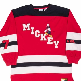 Perfectly Fit Cool and Chic VINTAGE DISNEY MICKEY MOUSE 1990S LONG SLEEVE TEE SHIRT XL