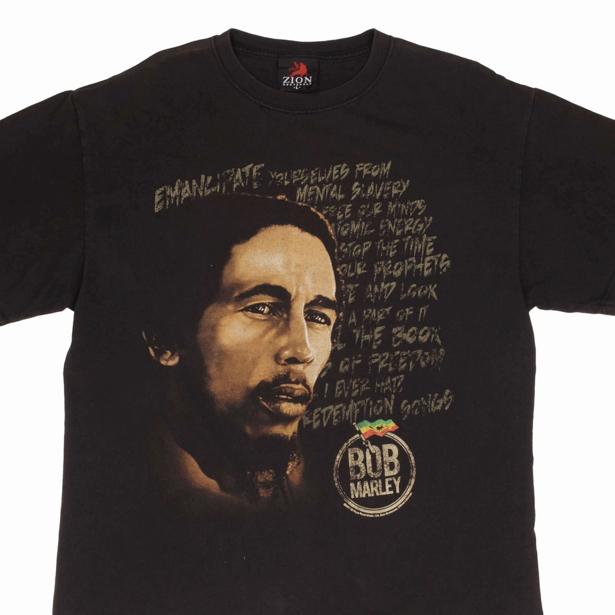 VINTAGE BOB MARLEY EMANCIPATE YOURSELF 2007 TEE SHIRT SIZE LARGE Casual Flex Fit Comfortable Casual