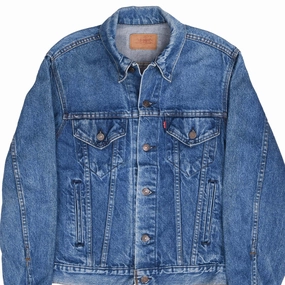 Warm Coverage Hot VINTAGE LEVIS TYPE 3 DENIM JACKET 4 POCKETS 70506 1980S SIZE 40 MADE IN USA