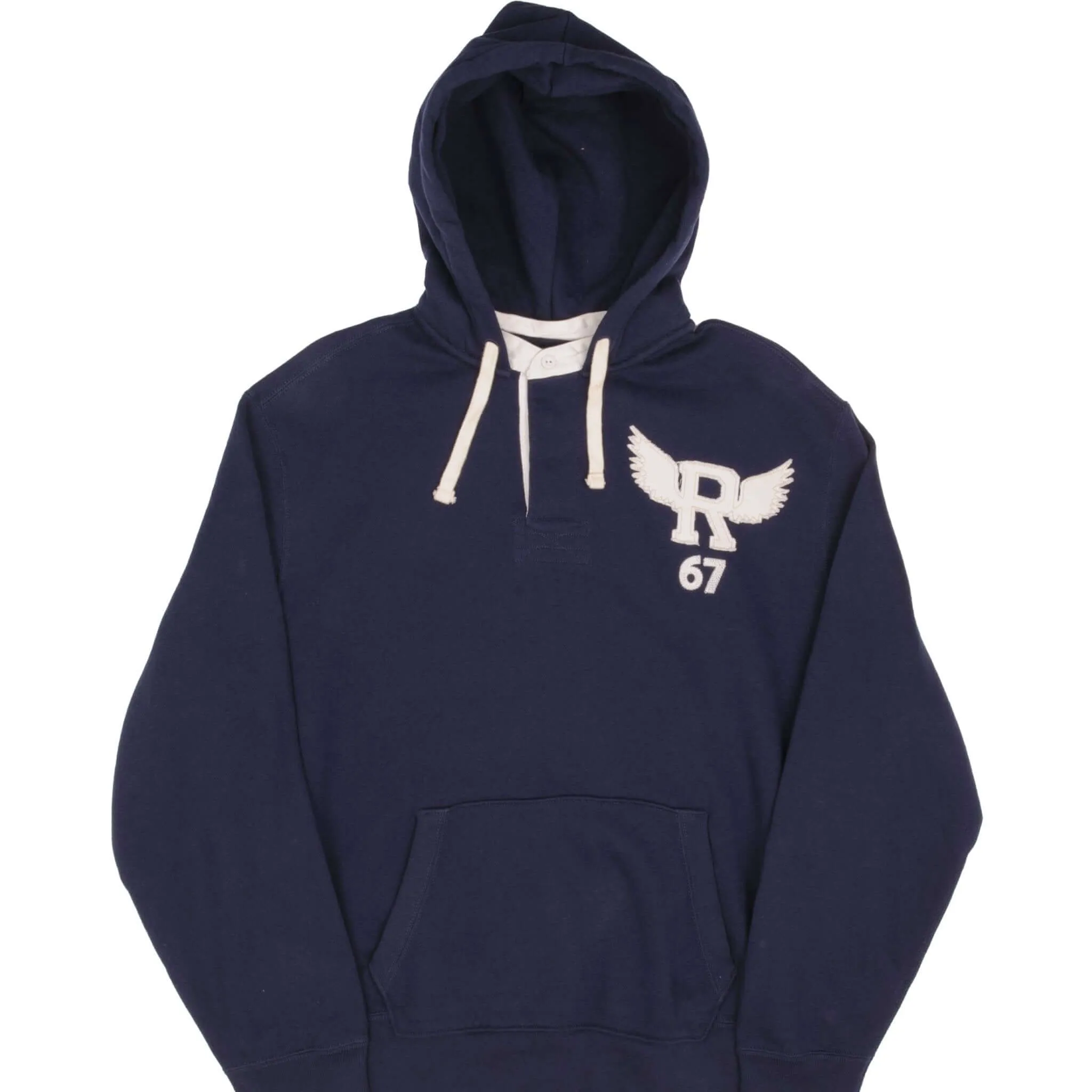 VINTAGE RALPH LAUREN R WING 67 HOODIE SWEATSHIRT SIZE XL 1990S product affordability Winter Comfort