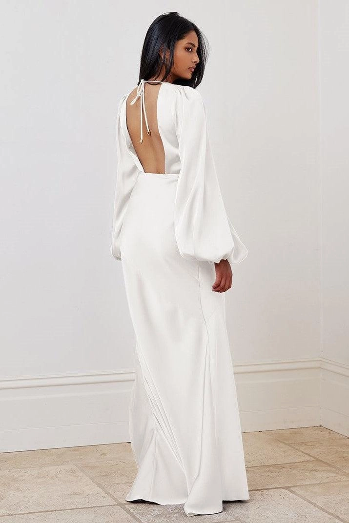 Velvet-Touch City Style India Dress - Oyster