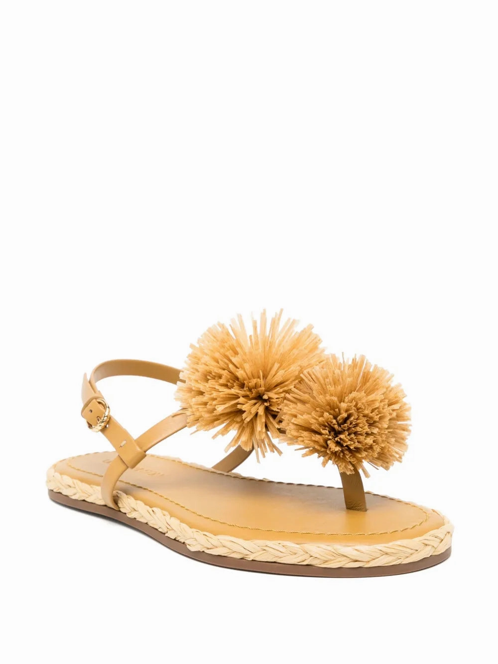 Ingrid Espadrille in Natural Adjustable band Sandal Straps