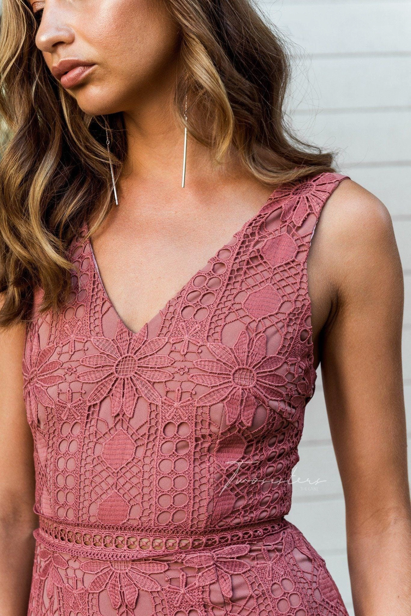 Izzy Dress - Mauve DurableStitching Sleek Tailoring