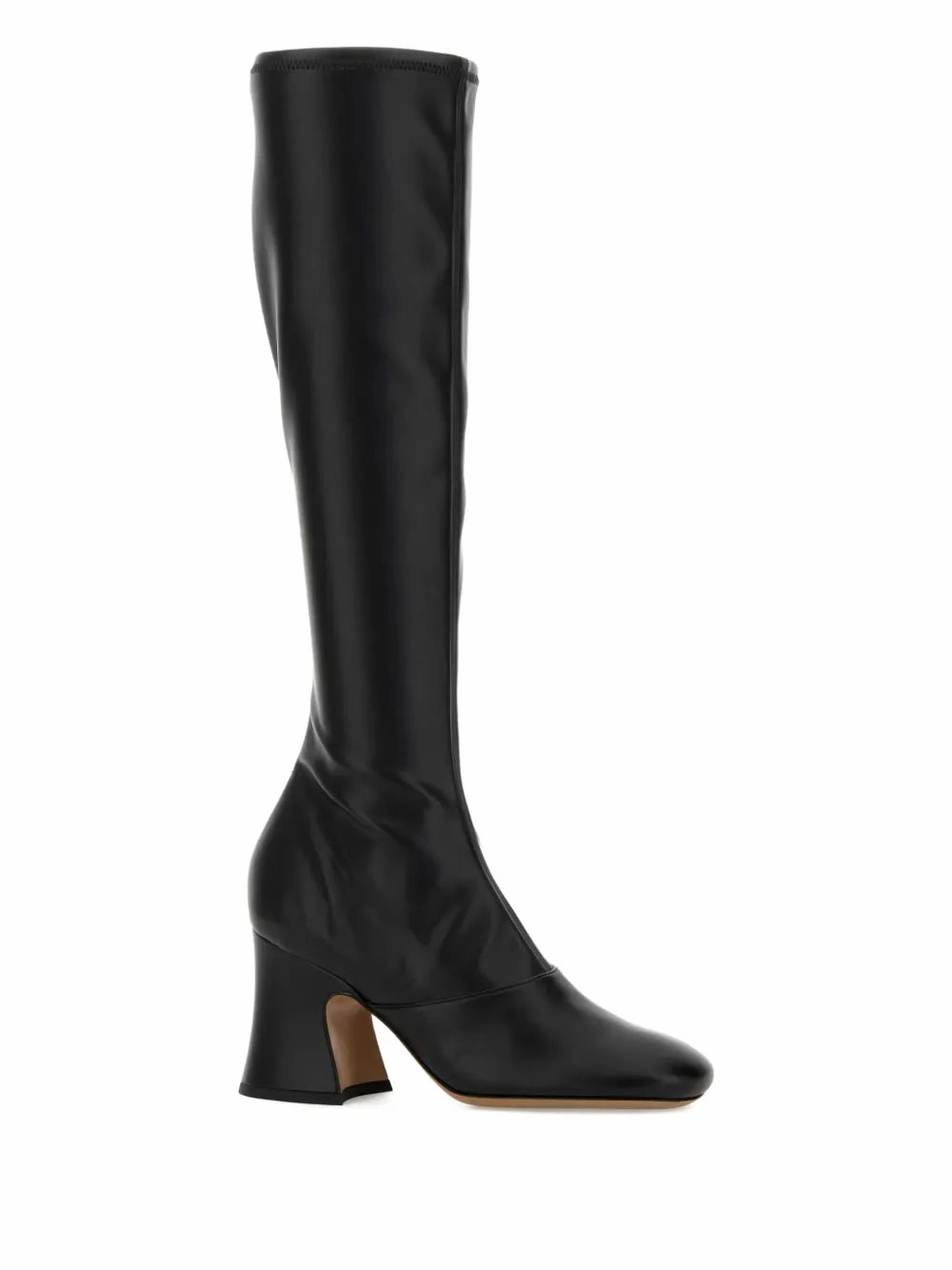 Mud Resistant Night Travel Janis Heeled Boots in Black