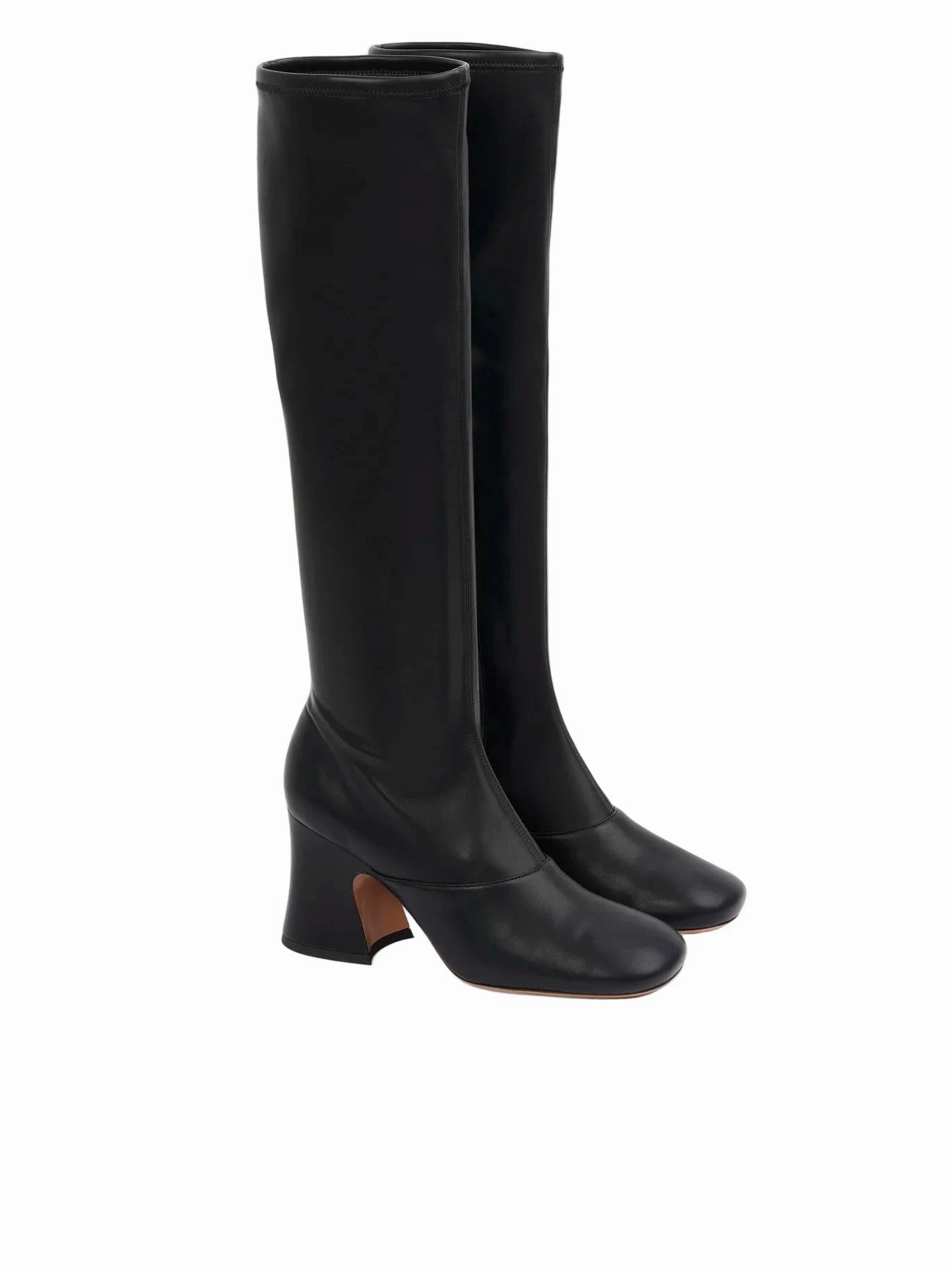Janis Heeled Boots in Black Resistant to wear