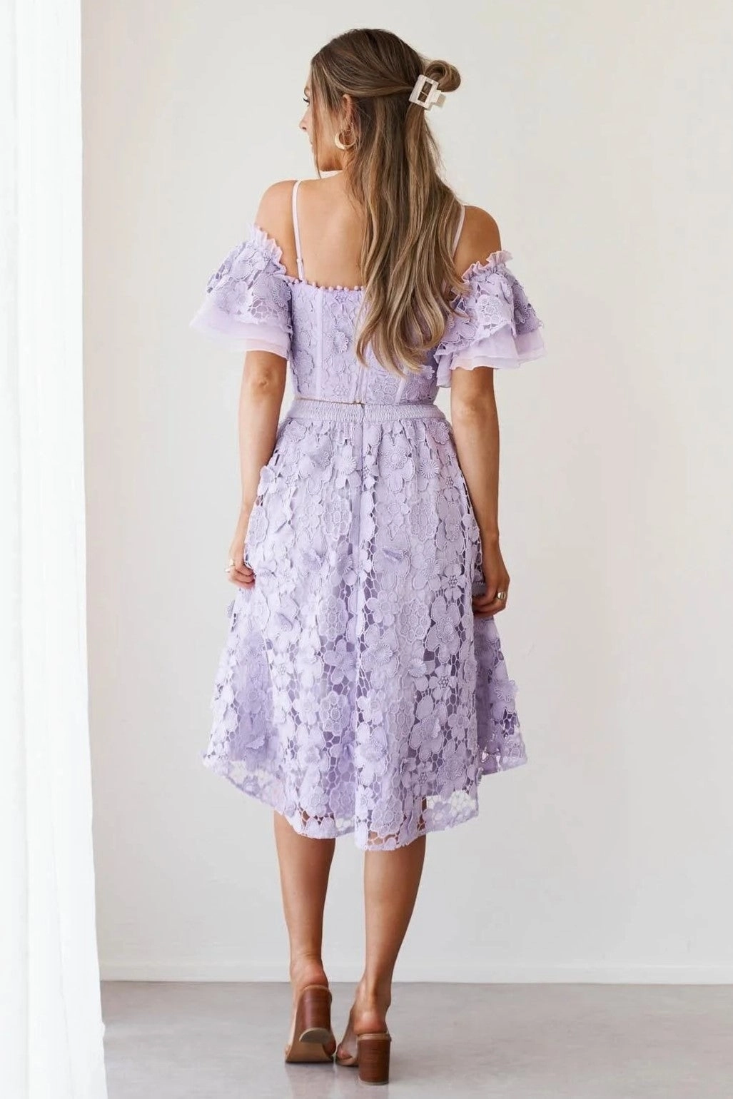 Jessey Set - Lilac Perfect for Travel Draped Silhouette