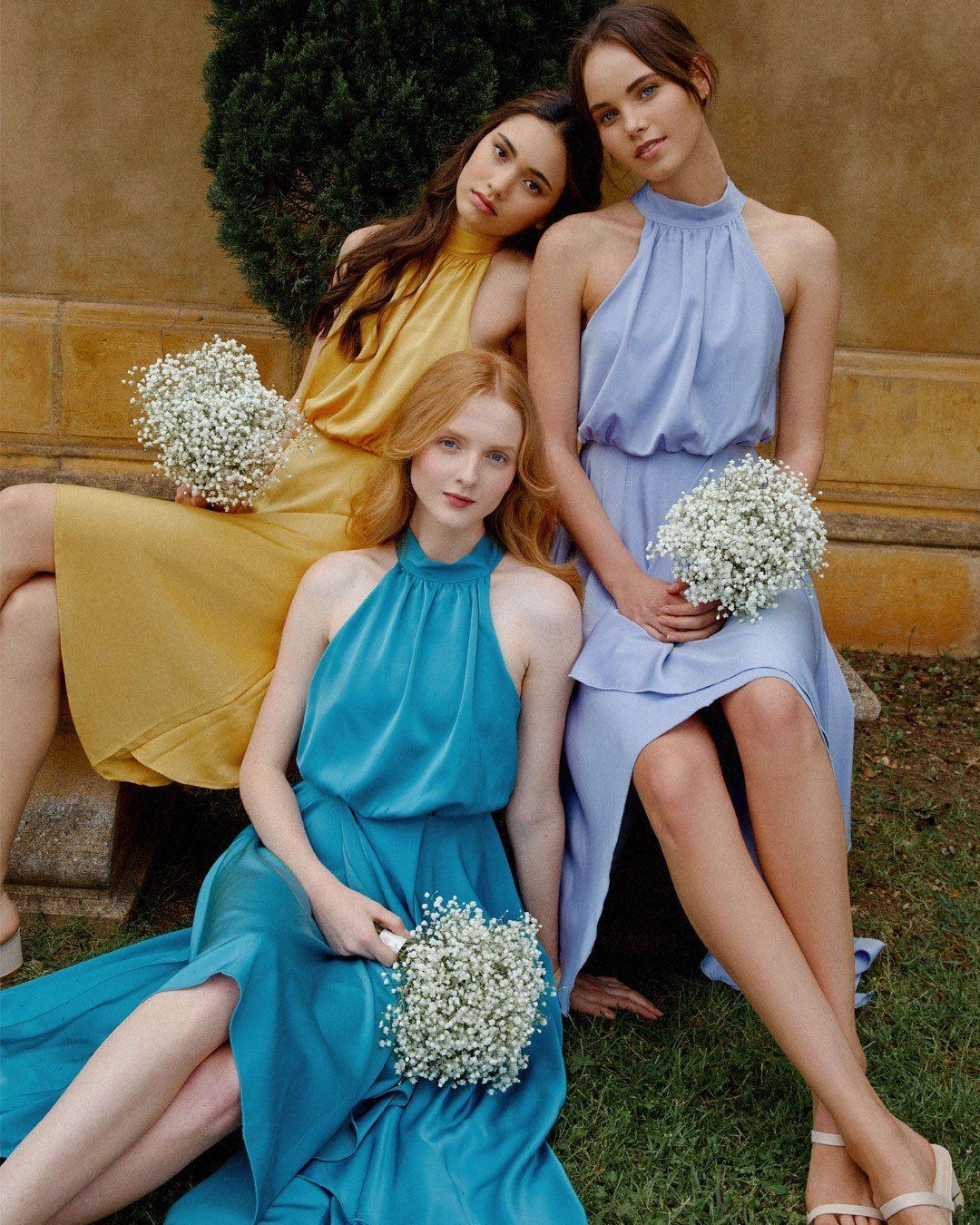 Basic essential Elegant Silhouette Kat Dress- Teal (Final Sale)