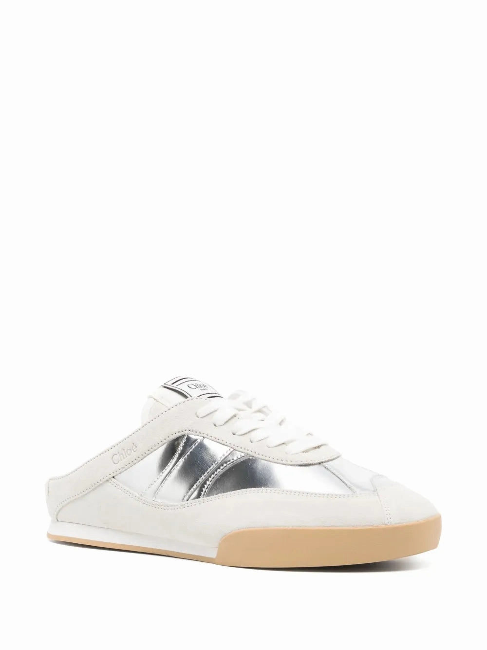 proprioceptive shoes Kick Sneaker Mule in Silver