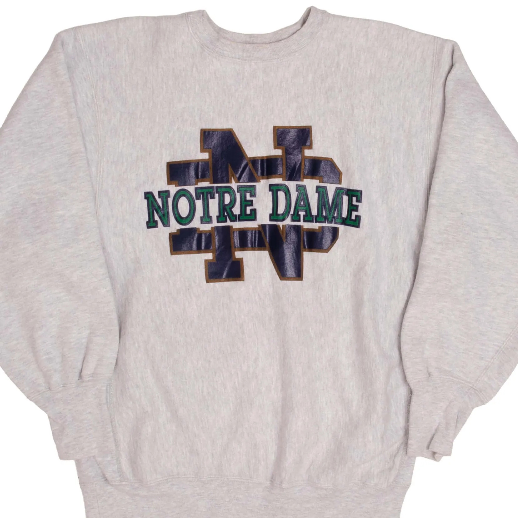 Outdoor Bold product personalization ideas VINTAGE CHAMPION REVERSE WEAVE NOTRE DAME UNI SWEATSHIRT 1990S XL MADE USA