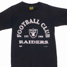 Casual Touch Flexible Fit Design VINTAGE NFL LOS ANGELES RAIDERS TEE SHIRT 1994 SIZE MEDIUM MADE IN USA