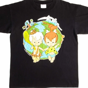Cozy Fit Wear Quick Comfort Design VINTAGE THE FLINTSTONES TEE SHIRT 1995 SIZE LARGE MADE IN USA