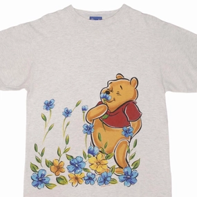 Adaptable Comfy Design Wear VINTAGE DISNEY WINNIE THE POOH FLOWER 1990S TEE SHIRT SIZE LARGE
