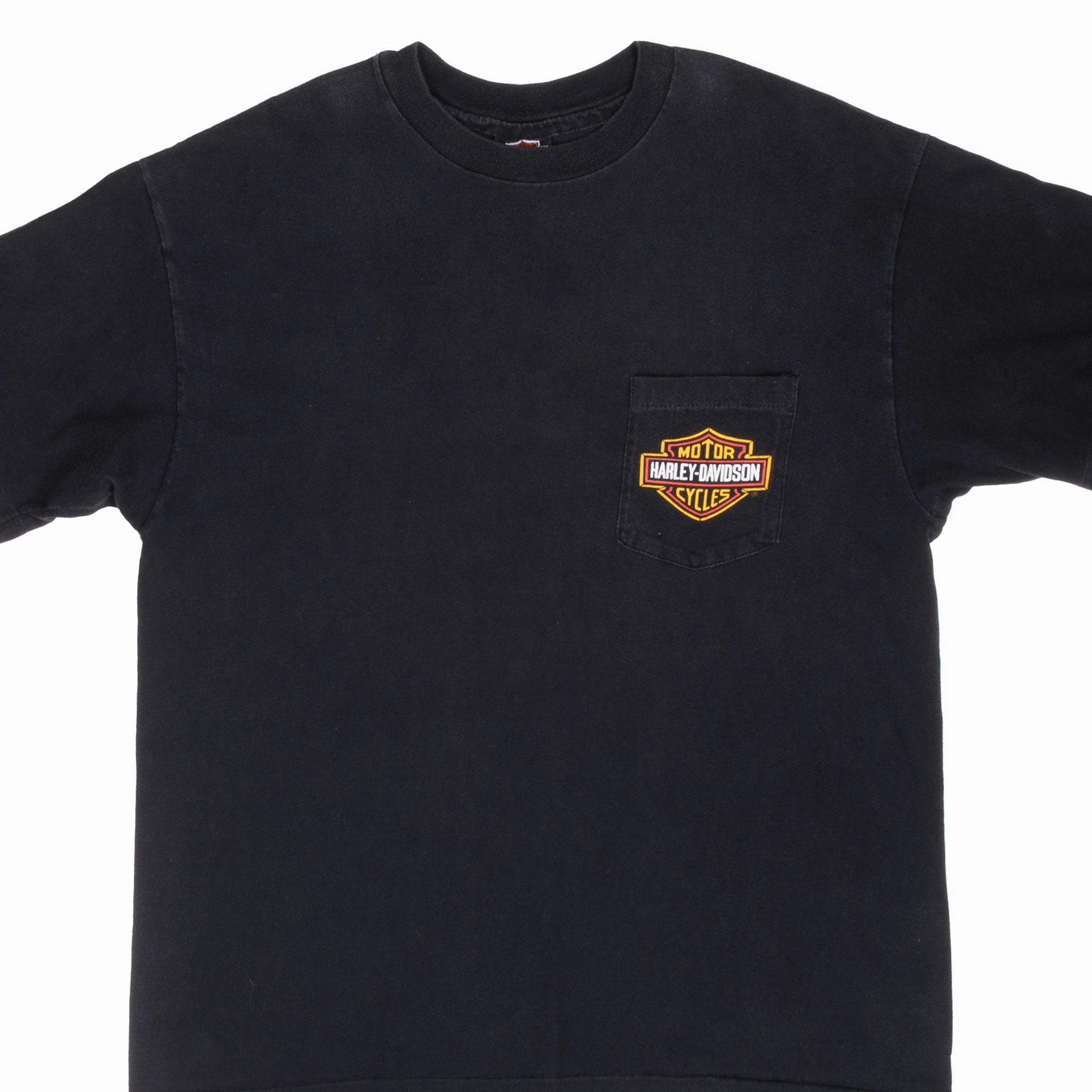 VINTAGE HARLEY DAVIDSON STURGIS BLACK HILL RALLY 1994 TEE SHIRT LARGE MADE USA Comfy Wear Comfortable Layers