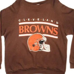 product animal print wildness Bold Print VINTAGE NFL CLEVELAND BROWNS SWEATSHIRT EARLY 1980S-1990 SIZE XL MADE IN USA