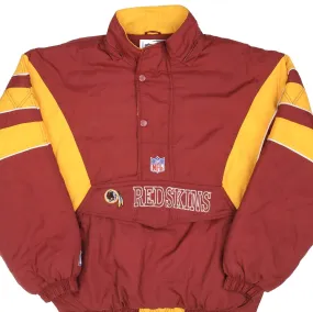 astronauts VINTAGE NFL WASHINGTON REDSKINS STARTER PROLINE PULLOVER JACKET 1990S SIZE XL