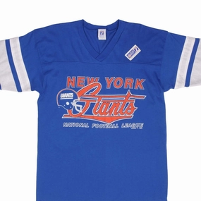 Durable Collar Construction School Uniform VINTAGE NFL NEW YORK GIANTS TEE SHIRT 1990 SIZE LARGE MADE IN USA DEADSTOCK