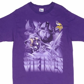 VINTAGE NFL MINNESOTA VIKINGS 1990S TEE SHIRT SIZE LARGE MADE IN USA Adult sophistication Low Impact Processing