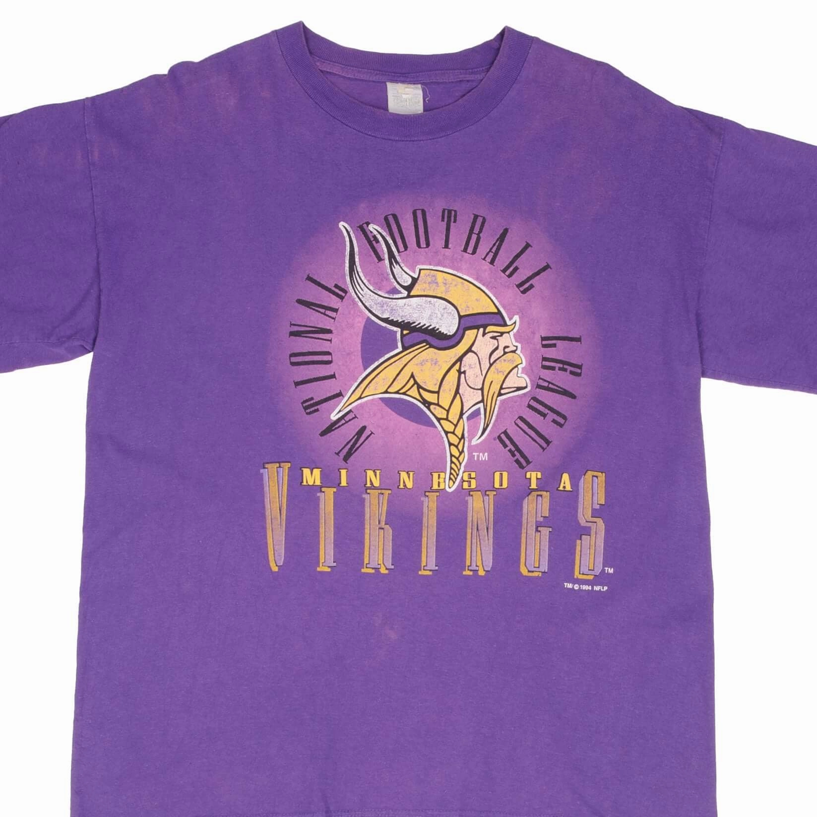 Men's VINTAGE NFL MINNESOTA VIKINGS 1999 TEE SHIRT SIZE LARGE MADE IN USA