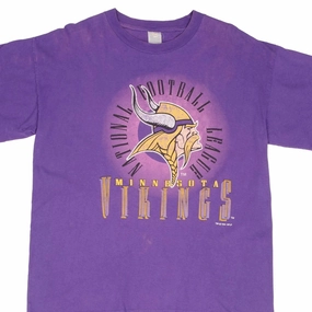 Men's VINTAGE NFL MINNESOTA VIKINGS 1999 TEE SHIRT SIZE LARGE MADE IN USA