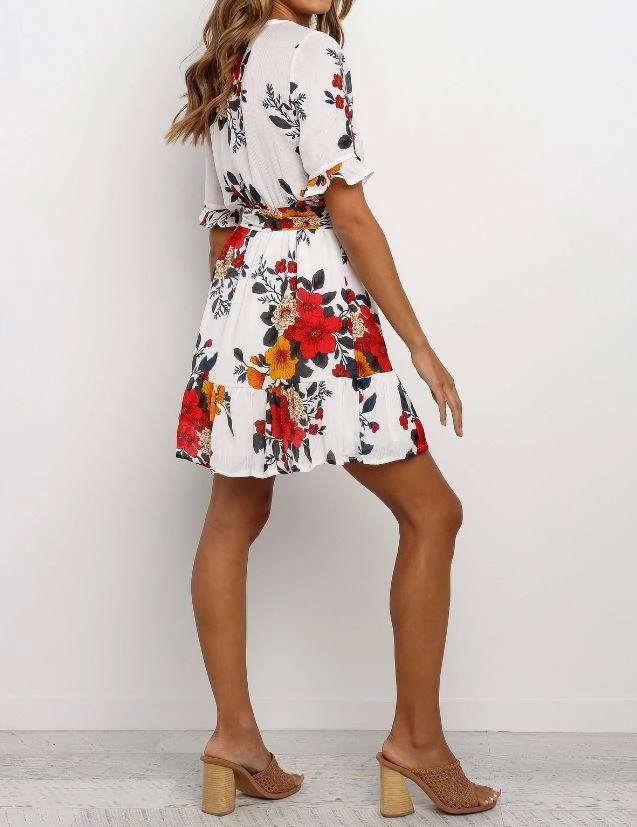 Iris Mini Dress Deep Hue