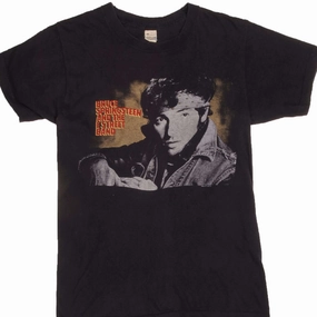 VINTAGE BRUCE SPRINGSTEEN & THE E STREET BAND TEE SHIRT 1985 SMALL MADE IN USA Sustainable Fibers
