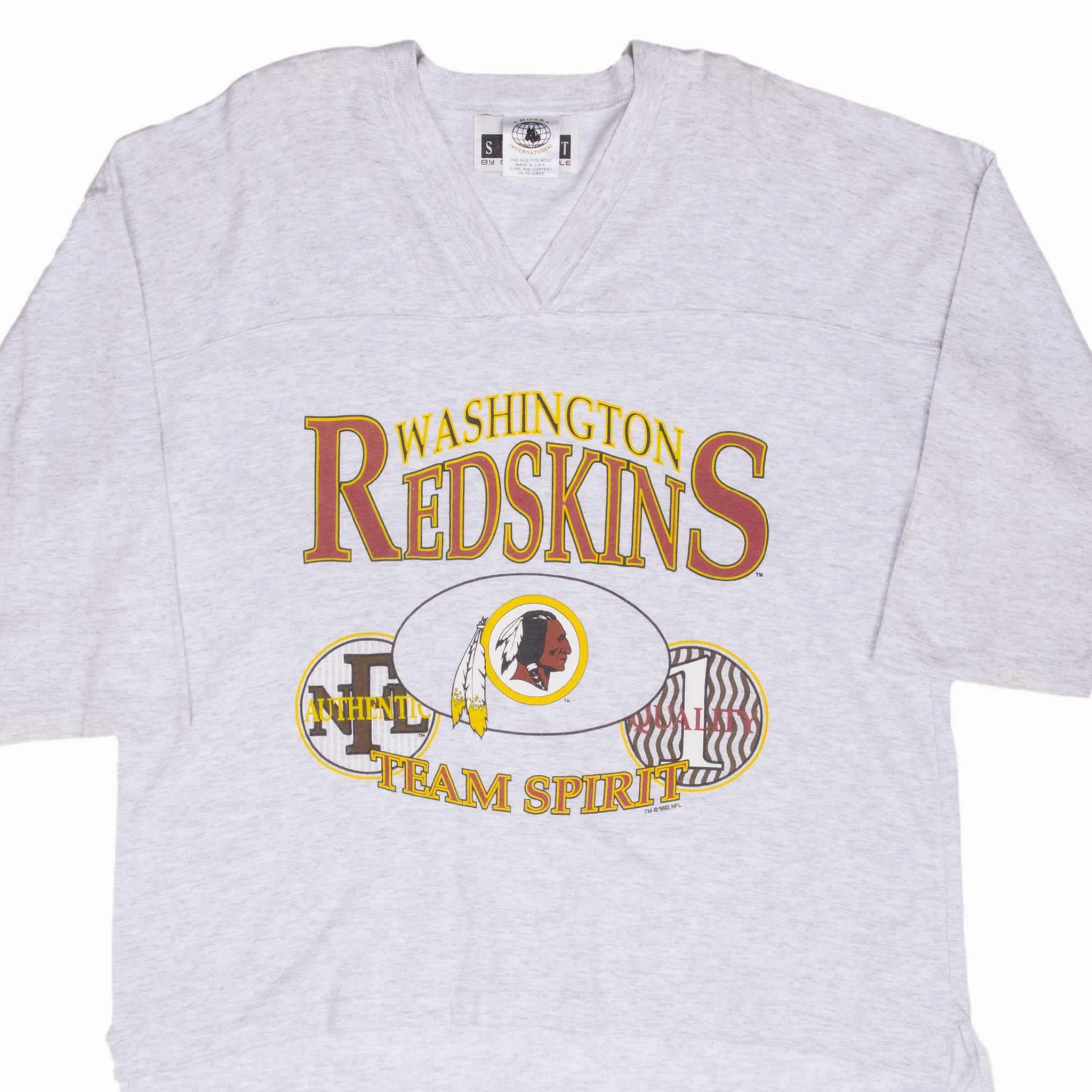 VINTAGE NFL WASHINGTON REDSKINS 1992 3/4 SLEEVES TEE SHIRT XL MADE IN USA Everyday Style Trend Performance Fit