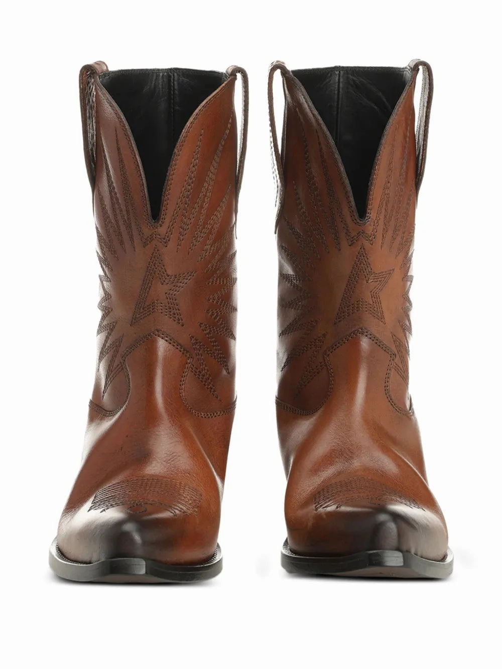 Chelsea Design Low Wish Star Boots in Tan