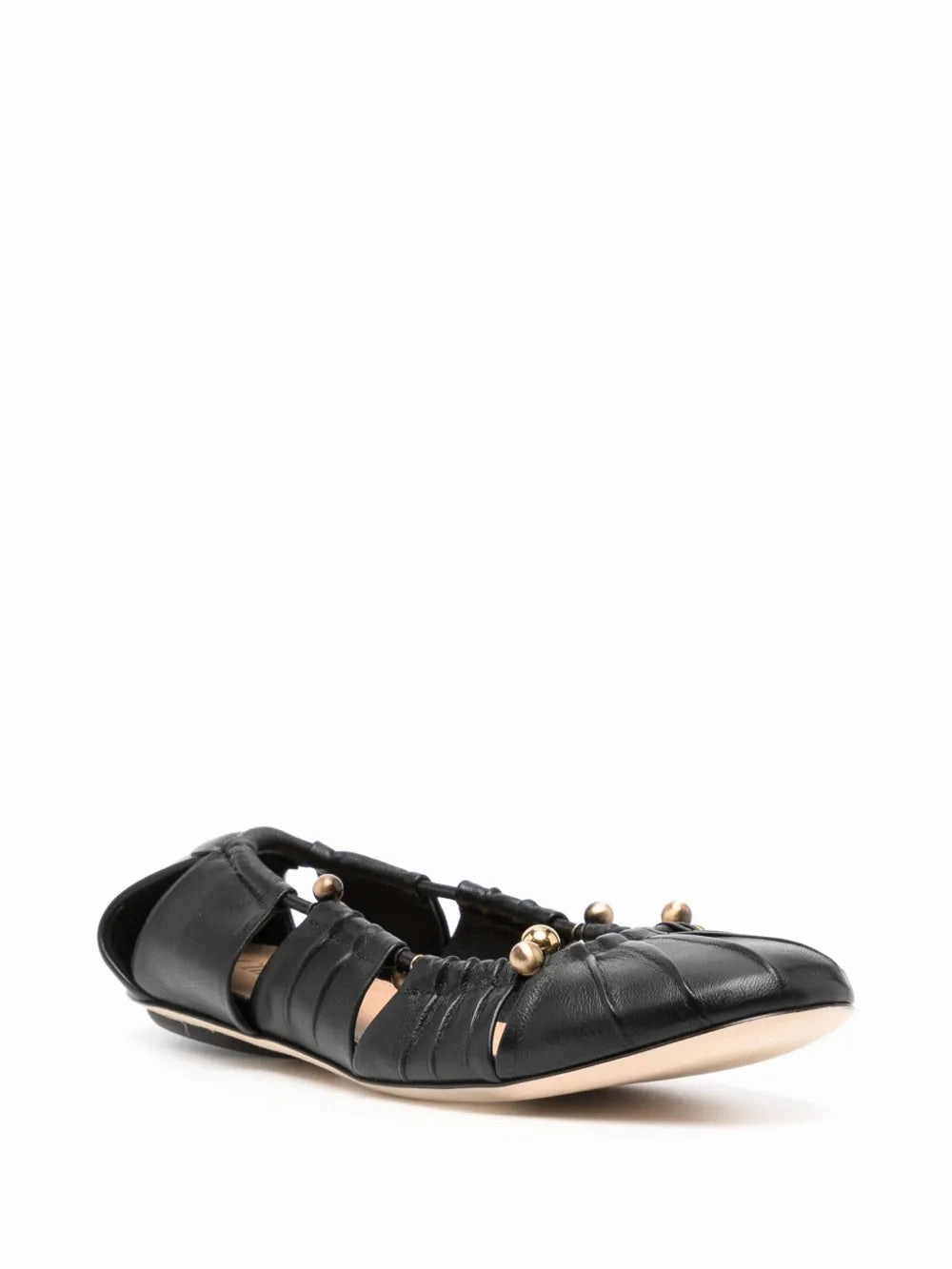 Luna Ballet Flats in Black Dusk Light Tide Step