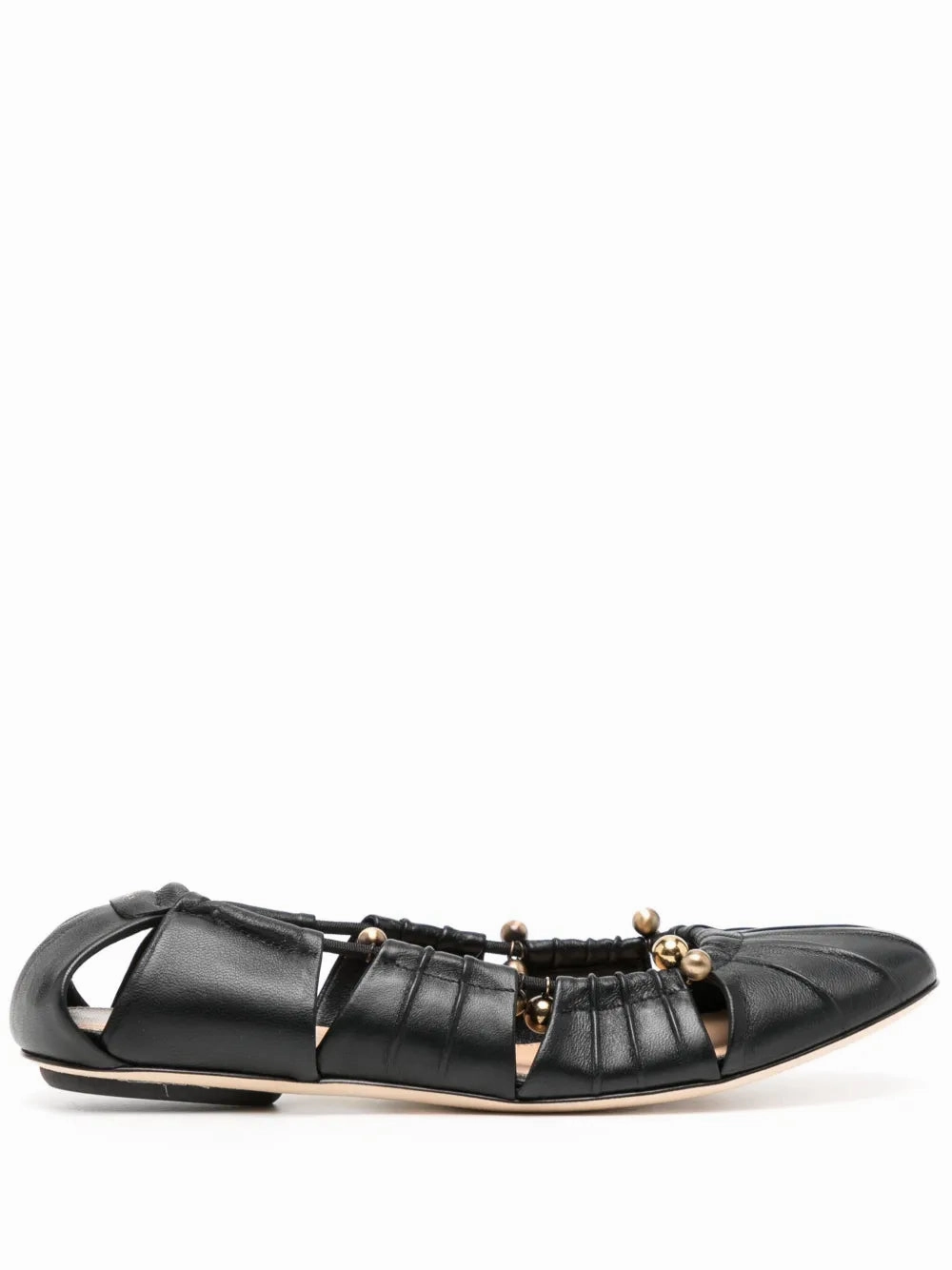 Easy Wear Forest Glow Luna Ballet Flats in Black