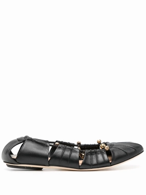 Easy Wear Forest Glow Luna Ballet Flats in Black