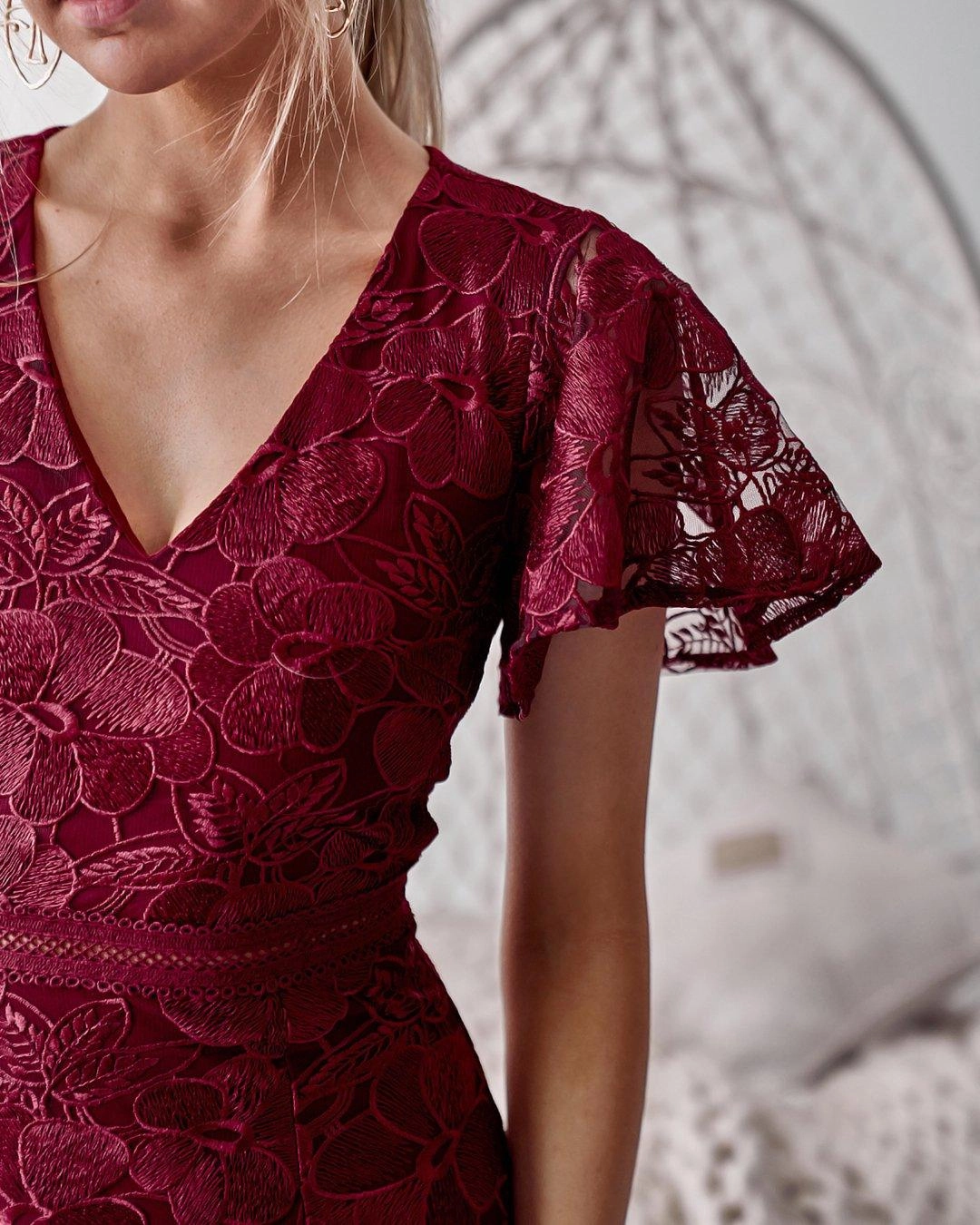 Alexia Dress - Red (Final Sale) Artistic Vibe