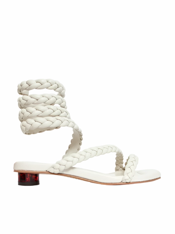 Total Ease Adaptive Contour Support Roma Sandal in Off White