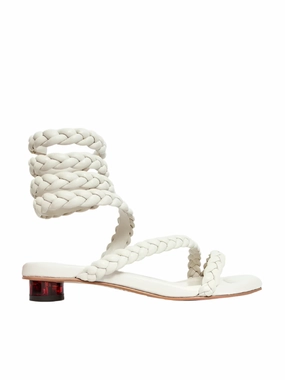 Total Ease Adaptive Contour Support Roma Sandal in Off White