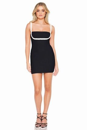 Nookie Nouveau Mini Dress - Black Work Vibes