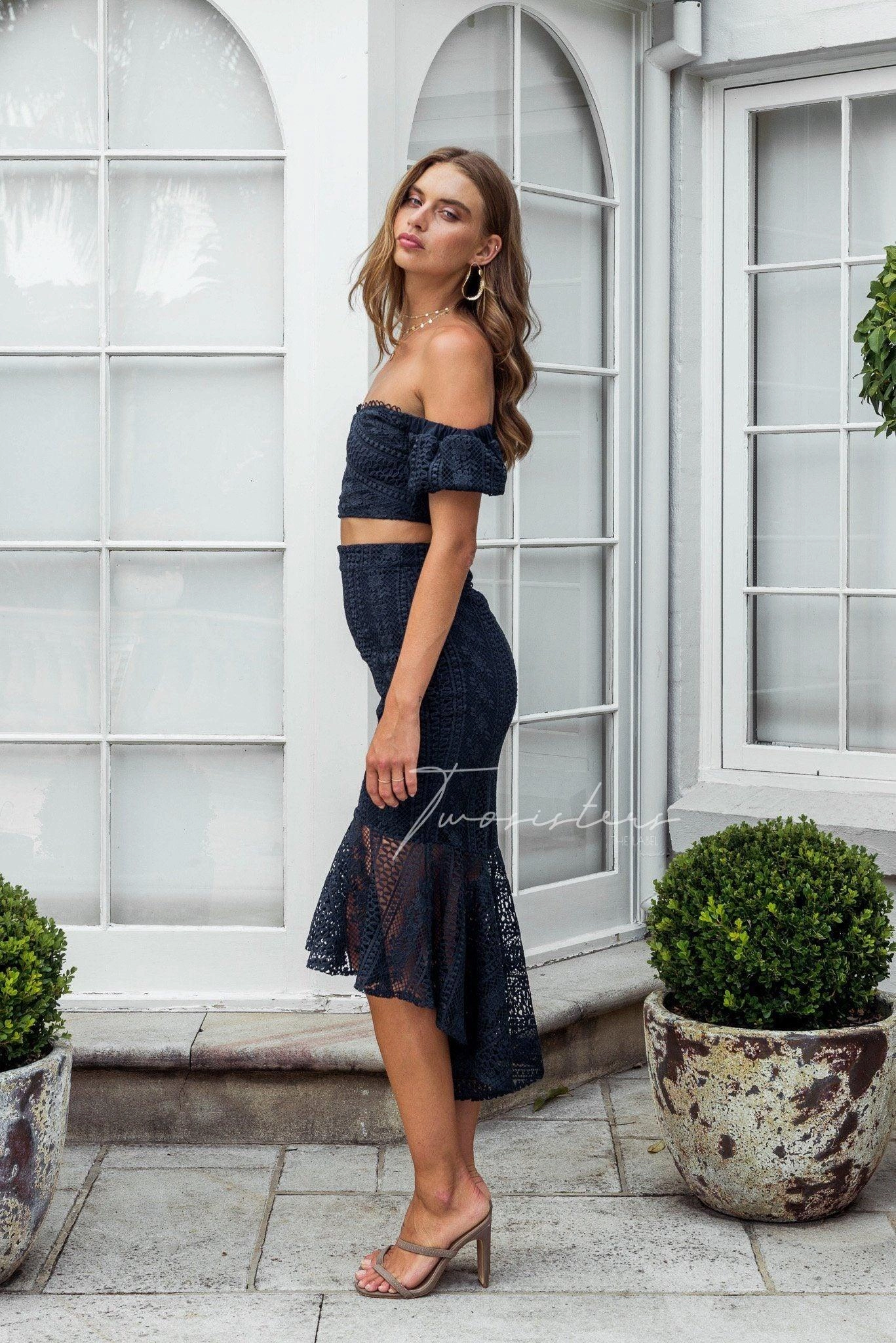 spring fashion Serena Set - Navy (Final Sale)