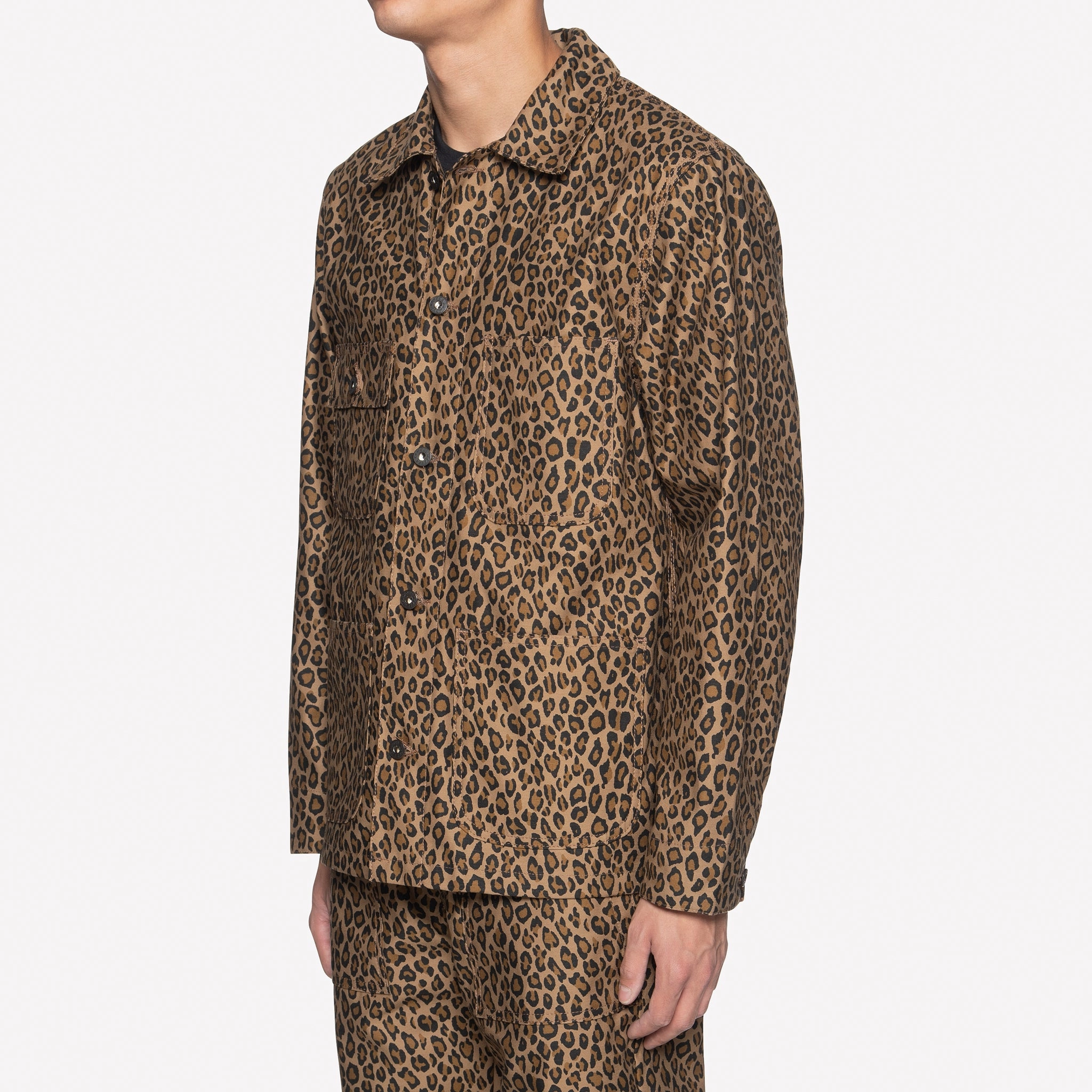 Chore Coat - Leopard Print Slim Profile